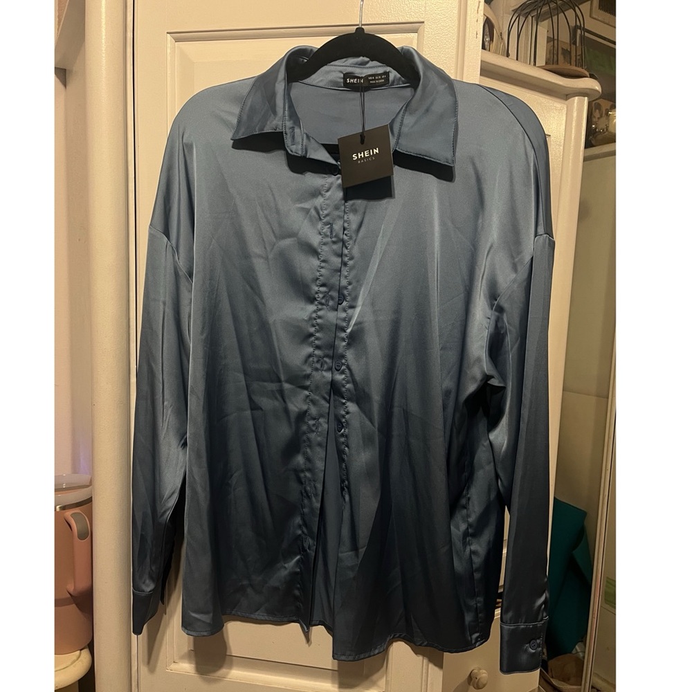 SHEIN Button Up